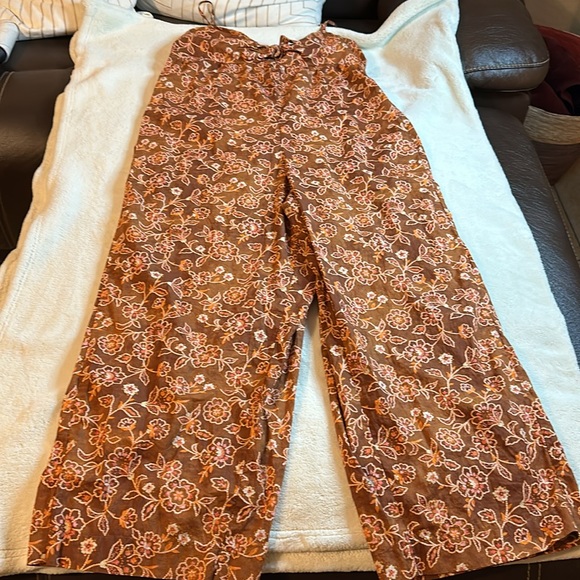 J. Crew Tie-front jumpsuit in vintage vines Size 10 NWOT - Picture 4 of 13